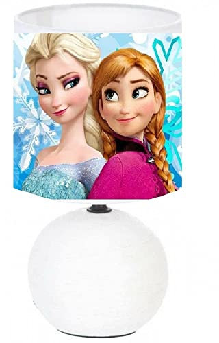 Lampe de chevet REINE DES NEIGES lampe céramique N° 4