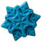 Nordic Ware Backform, Kuchenform, Schneeflocke, Eiskönigin, Winter blau, Aluminium, Antihaft, NW 88242