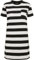 Urban Classics Tb3637-ladies Stripe Boxy tee Dress Vestido, Blanco/Negro, XS Mujeres