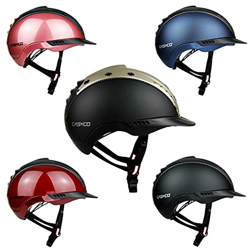 Casco Reithelm MISTRALL-2 Edition schwarz/Olive Struktur M-L (58-60cm)