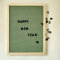 FBSHOP(TM) Letterboard-Fotorahmen, 12x16 Buchstaben Tafel Buchstabenbrett Rillentafel Stecktafel, Babypartygeschenk, Babymitteilung,mit enthält 920 Zeichen und Emoji & Zahlen & Ständer