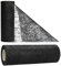 AmaCasa Tischläufer Schwarz (30 cm x 25 m) – Hochwertiges Vliesband für stilvolle Tischdekoration bei Hochzeiten, Geburtstagen & besonderen Anlässen
