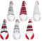 Anstore Weihnachten Deko Wichtel 6 Stück Schwedische Wichtel Weihnachtswichtel Figuren Süße Wichtel für Familie Ostern Weihnachten, 13cm