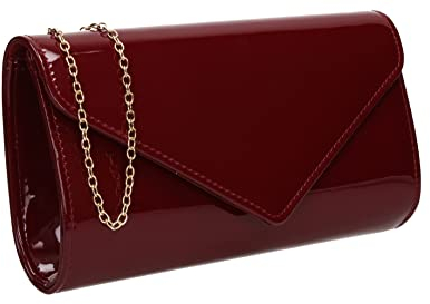SwankySwans Damen Alisa Clutch-Tasche, burgunderfarben