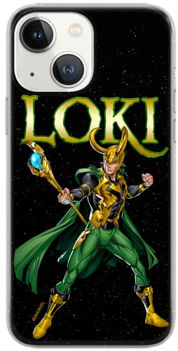ERT GROUP Handyhülle für iPhone 13 Original und offiziell Lizenziertes Marvel Muster Loki 002 optimal an die Form des Smartphone angepasst, hülle aus TPU