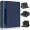 TOPCASE 360° Drehung Universal Hülle für 9 10 10.1 Zoll Tablet,Case mit Stifthalter und Standfunktion,Dunkelblau