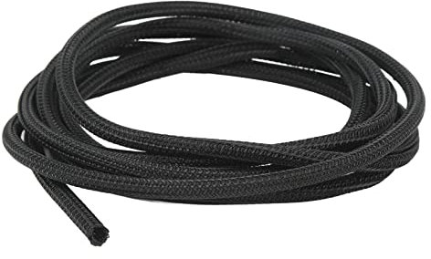 Guaina per Cavi, Guaina per Cavi con Guaina Divisa, 5 Mm/0,2 Pollici, Protezione per Cavi Nera, Avvolgicavo, Guaina per Cavi Resistente Alle Alte Temperature per Barche Camper (3(3 Meter / 10ft)