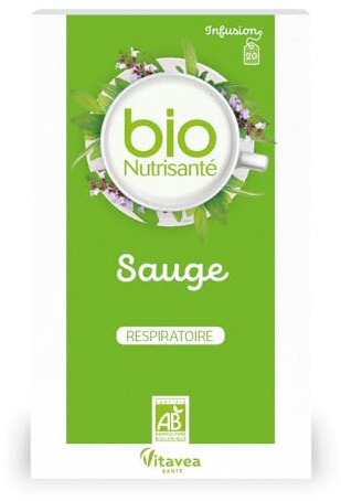 Vitavea Infusion Respiratory Sage Organic 20 Sachets