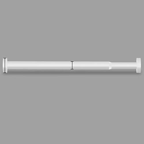 ZARBAILRE Tringle Extensible à Rideau De Douche 127-220cm, Barre De Rideau De Douche Pas De Forage & Rouille, Antidérapante Tringle Rideau Douche pour Salle De Bain, Baignoire, étal