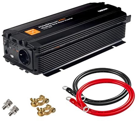 OSRAM POWERinvert PRO Modified Sine Wave Inverter, Inverter sinusoidale modificato, 12V DC 1000W, OEINVMA10, per Esigenze di Alimentazione off-Grid