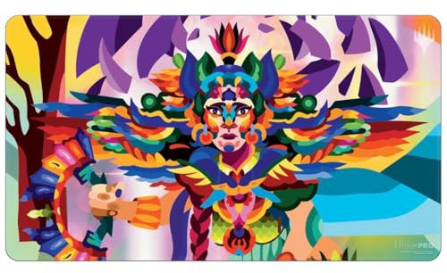 Ultra Pro - MTG The Lost Caverns of Ixalan Huatli, Poet of Unity Playmat for Magic: The Gathering Use as Oversize Mouse Pad, Desk Mat, Gaming Playmat, TCG Card Game Playmat, Protect Cards, Version 3