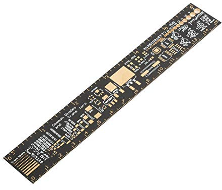 Leiterplatten-Lineal, 6 Zoll 15 Cm, Multifunktionales Leiterplatten-Lineal, Messwerkzeug Für Elektronikingenieure, Hersteller, Messwerkzeug, Elektronisch
