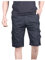 Shorts Herren Sommer Chino 2in1 Shorts Herren Militär Hose Herren Shorts Herren Unterwäsche Langes Bein Leinenhose Herren Elastischer Bund Tarnhose Herren Bermuda Shorts Herren Sommer（1-Black，XXL）