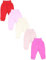 TupTam Pumphose Baby 5er Pack Unisex - Bequeme Baby Hose für Jungen und Mädchen aus Oeko-Tex Baumwolle, Farbe: Mädchen Rot Pink Rosa Beige, Größe: 104