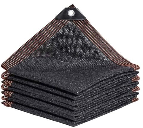 Filet Ombrage Pergola Sable Ombrage Terrasse Bache pour Pergola Voile d'ombrage Rectangulaire Toile Ombrage Extérieur 4x4 Permeable,black-2x2m