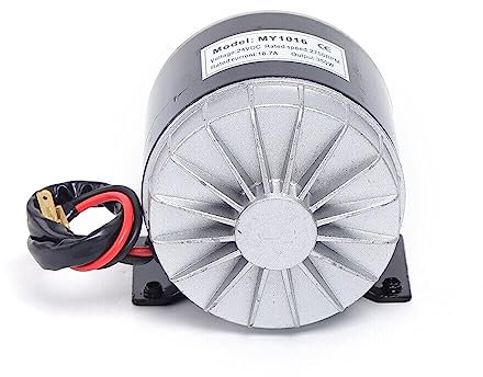 CLEADONG Dauermagnet Motor DC 350W 24V/36V Permanentmagnetmotor Generator für Roller, Elektrofahrrad (24V)