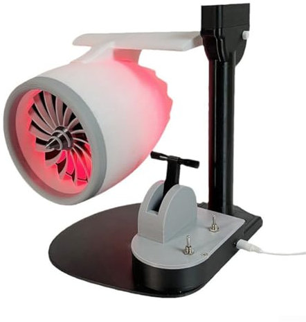 Portable Jet Engine, Humidifier Fan, Aircraft Turbine Fan Humidifier, For Bedroom Features And Optimized Impeller Wheel To Cool