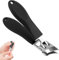 Coupe-Ongles Incliné Anti-éclaboussures à Large Mâchoire, Lame Incurvée, Coupe-Ongles En Acier Inoxydable, Coupe-Ongles Sans éclaboussures Pour Ongles épais 1 Pièce (noir)