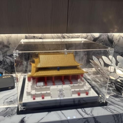 Acryl Vitrine 10 15 20 25 30 35 40 45 50 55 60 cm Höhe Acryl-Vitrine, Spielzeugpuppen/Figuren Transparente Vitrine Abnehmbar, für Die Aufbewahrung zu Hause(20cm(8) x20cm(8) x20cm(8))