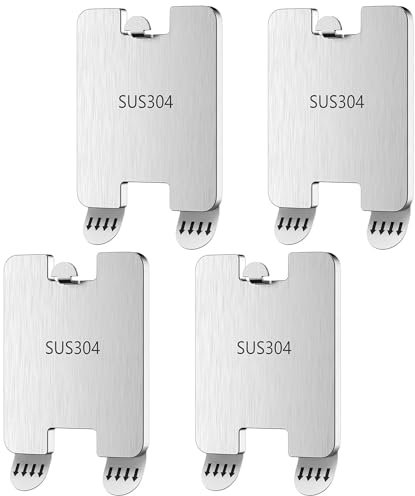 Fukamou Appendi Le Foto Al Muro Senza Chiodi, Grucce Per Cornici - 4 Ganci Senza Chiodi | Da Appendere Al Muro Senza Chiodi, Gancio Per Quadri Senza Punzonatura, Ganci Per Ganci Artistici, Nessun