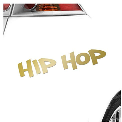 Kiwistar - Autoaufkleber - Hip Hop Musik Gangsta Style Rap Ghetto Heckscheibenaufkleber Auto Aufkleber wetterfest für Kfz LKW Mofa Truck - Sticker außen selbstklebend Tuning Zubehör für Fenster