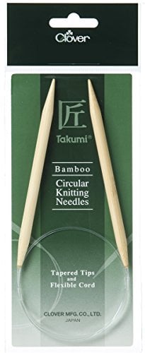 Clover 3906 Rundstricknadel Bambus Takumi 60 cm, 8 mm