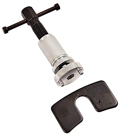 Amtech Brake Piston Rewind Tool with Reaction Plate & 2 Adaptors (22 mm & 32 mm), Right-Hand Thread for European & Japanese Cars