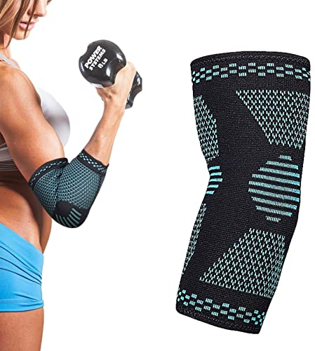 Ellbogen-Manschetten-Gewichtheben,Atmungsaktive Ellbogenschutzpolster für den Sport - Armbandage Ellenbogenbandage für Volleyball Basketball für Basketball Fitness Badminton Gewichtheben