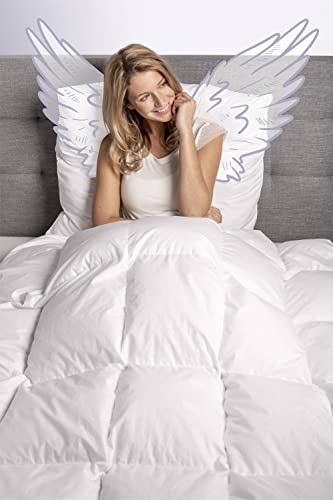 SCHLAFSTIL Gänsedaunenbettdecke D600, Medium, 100% Gänsedaunen Größe 155x220