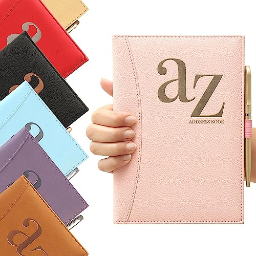 A bis Z Telefon-Adressbuch, A-Z Index, Hardcover, mit Stift, A5, Adressbuch, Home Office, Arbeit