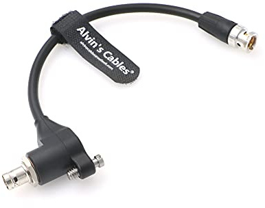 SDI-Protector-Galvanic-Isolator BNC Stecker auf Buchse Kabel für RED-Komodo 20CM Schwarz Alvin's Cables