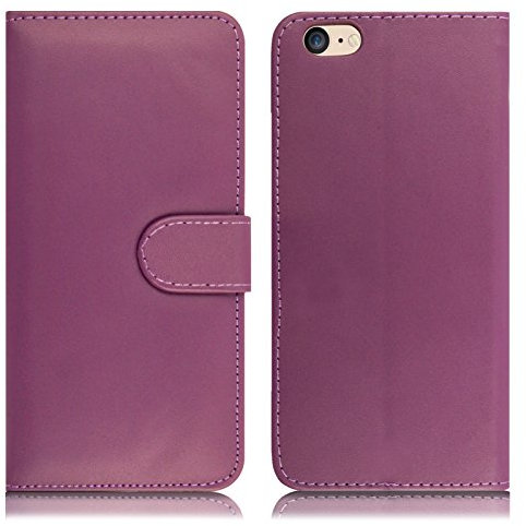 ProGadgetsLtd Case For iPhone 7 8 SE 2nd Gen - Flip Wallet Leather Shockproof Phone Cover - Purple