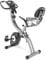 SPORTANA® Heimtrainer Fahrrad EAGLE 3-3in1 Ausdauer Ergometer - Klappbar - LCD Display - Höhenverstellbar - inkl. Fitnessbänder - Hometrainer, Fitnessbike, Workout Bike, Trimmrad, Indoor Bike