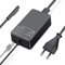 65W Alimentatore Surface Pro Caricatore per Microsoft Surface Pro 9/Pro 8/Pro 7/Pro 7+/Pro 6/Pro 5/Pro 4/Pro 3/Pro X, Surface Go, Surface Laptop, Surface Book, Con porta USB