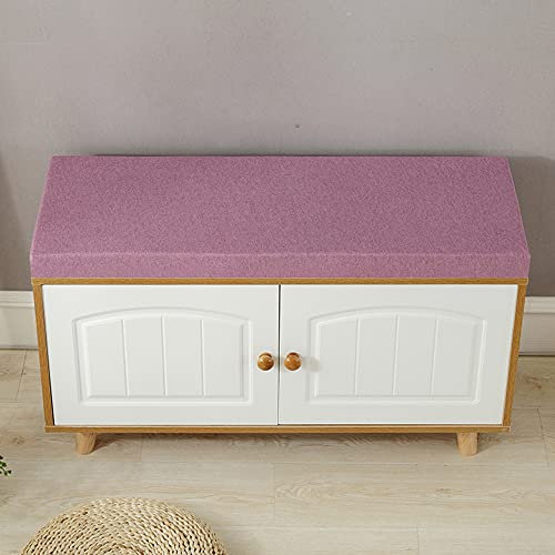 Bankkissen, 5 cm dick, für den Eingangsbereich, Schrank, Gartenmöbel, Bankkissen, Sofakissen, Couchkissen, Esszimmer-Sitzkissen für drinnen und draußen, 80 x 40 x 5 cm, lila