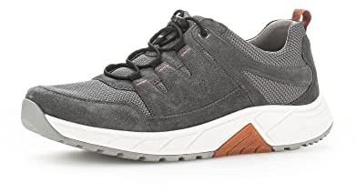 Pius Gabor Herren Sneaker Low, Männer Halbschuhe,Wechselfußbett,Strassenschuhe,Freizeitschuhe,Turnschuhe,Iron (orange),43 EU / 9 UK