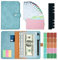 Classeur Budget A6 Enveloppe Budget Planner Francais Carnet Budget avec Pochettes Depenses Organisateur D'espèces et de Billets pour Économiser de l'argent & Dépenses Prévues, Lac Bleu