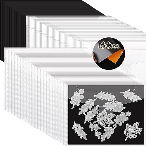 160-teiliges Stempel- und Stanzformen-Aufbewahrungsbeutel und magnetische Gummibögen, Stanzformen-Aufbewahrungs-Set zur Aufbewahrung, Stanzen, DIY, Scrapbooking