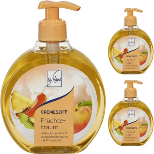 La Ligne Cremeseife Milch & Honig 500 Mililiter x 3 Stück