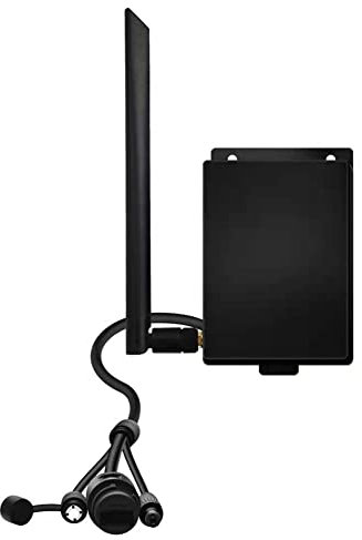 Pderlous Outdoor 4G LTE WiFi Router with SIM Card Slot CPE RJ45 Port Waterproof Power Supply for IP Camera