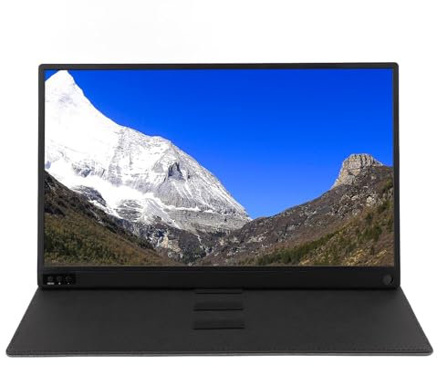 Portable Monitor, 16.1inch 16:9 HDMI Computer Display 2.5K 2560x1440P 144Hz Refresh Rate Laptop Monitor Computer Gaming Display, External Monitor for Laptop PC