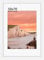 UHOUSESTBilderrahmen 50x70 cm Holz, Bilderrahmen Holzrahmen für 50x70 cm Druck, Schwarzer Rahmen mit Passepartout