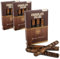 Schokoladenzigarren 3x 3er Pack - Gianduja-Haselnuss-Milchschokolade mit Vanille | Edle Schokoladen Zigarren für Männer, Männertag, Mitbringsel für Geburtstag, Hochzeiten & Jungesellenabschied