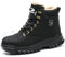 WaVkMoxy Scarpe Antinfortunistiche Uomo Donna Alte Invernali Scarpe da Lavoro Antiscivolo Stivali da Lavoro Leggere Comode con Punta in Acciaio Black 44 EU