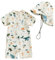 WYTbaby Badeanzug Baby Uv Kleidung Einteiler Kurzärmel Uv Schutzkleidung für Baby Junge Mit Sonnenhut,1-2 Jahre