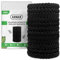 Anbar Leather Mosquito Repellent Bracelets for Adults and Kids, 12 Pack, Deet Free, All-Natural Anti-Mosquito, Tick, and Insect Essential Oils, 300-Hour Waterproof Outdoor Protection (Black)