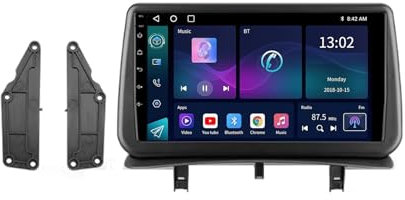 Android 13 2 DIN Car Radio Stereo para Renault Clio 3 2005-2014 9 Pulgadas Autoradio con WiFi GPS Rear View Camera RDS FM BT DVR SWC Ventilador de refrigeración(2+32G)