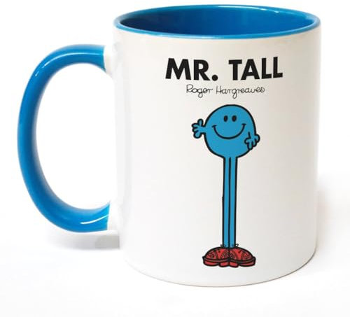 Mr. Men Mr. Tall Large Porcelain Colour Handle Mug Little Miss