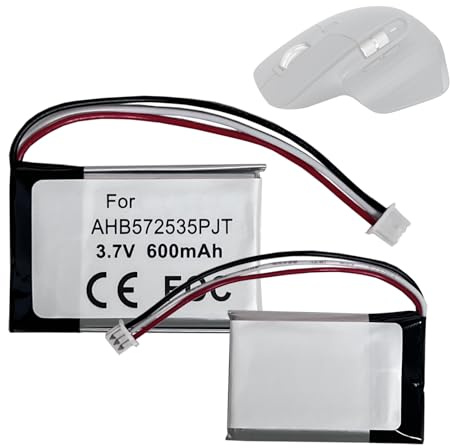 HIGHAKKU Ersatzakku Batterie 533-000207 AHB572535PJT-04 kompatibel mit Lo-gitech MX Master 3S Wireless Mouse