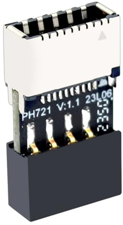 USB C Mainboard Adapter - USB 2.0 Anschluss, zuverlässige Erweiterungsaufnahme, Stabiler Datenanschluss, langlebiger und kompakter männlicher Konverter | 2.0 Mutter, Rahmen, Laptop, Single Serve